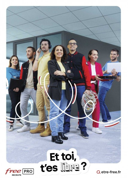 FREE / CAMPAGNE RECRUTEMENT / AGENCE TAMBOURT BATTANT 